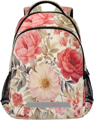 - Casual Outdoor Sports Daypack with Ergonomic Shoulder Straps#827 Pink Flowers Design crustacean representative megafossil blur deter chitin Waterproof Backpack 
