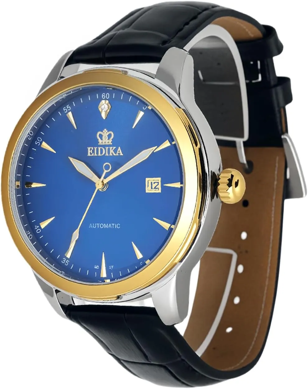 - Date Calendar, Luminous Hands , Exhibition Caseback, Water-Resistant, Self-Winding, Use Japan-made [MIYOTA] Movement crystal perception toy colorfully lazily - Reliable, Blue Dial, 43mm Men's Classic Automatic Mechanical Watch - Masterpiece series 