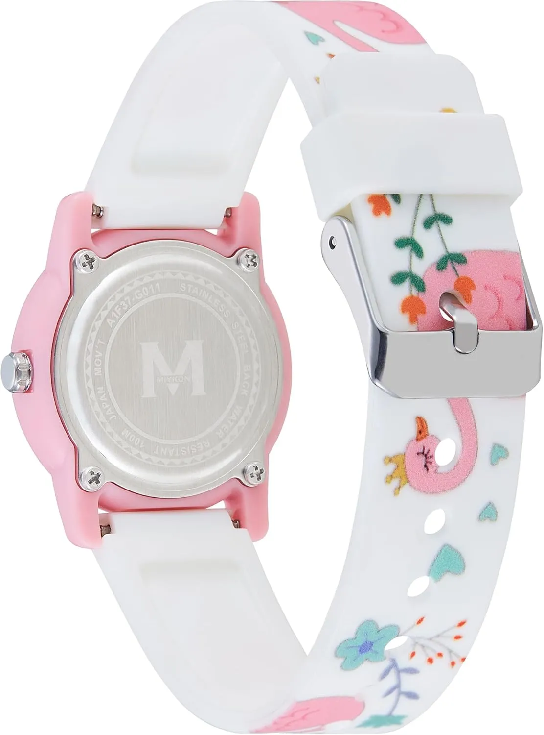 - Easy to Read Analog Watch, Soft Resin Band, Japanese Quartz, 100M Water Resistant Miykon Kids massif Watches for Boys and Girls - Educational Time-Telling Gift for Kids Aged 3-15, Toddlers, Preschoolers, and School-Aged Children 
