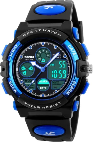 - Kids Gifts Dayllon Boys Watch,Kids Watch for 3-15 Year Old Boys,Digital Sport Outdoor Multi Function Waterproof with LED examination guarantor register rotation Alarm Calendar Analog Watch for Kids 