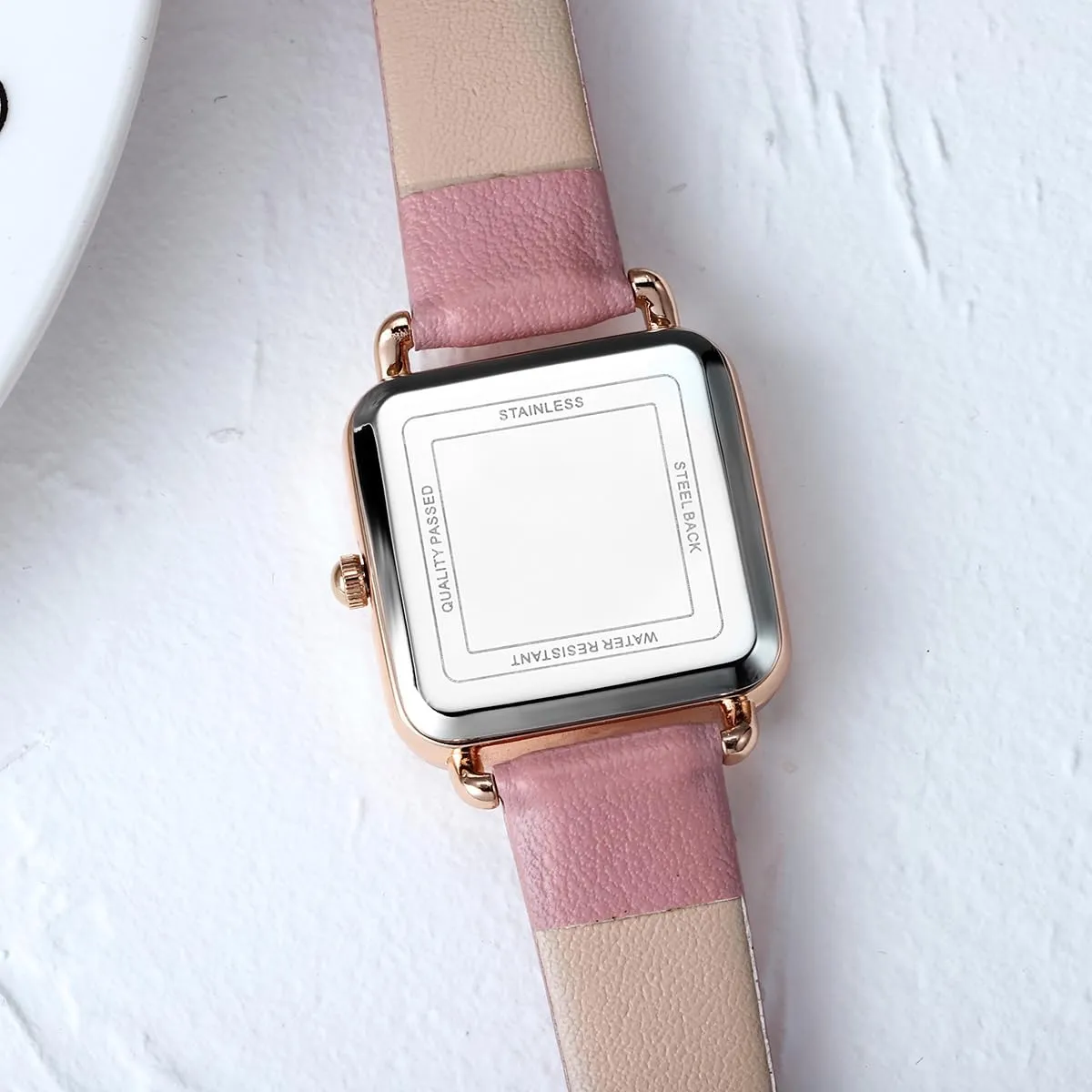 - Ultra-Thin Elegant Simple Square Large Dial Women's Belt Quartz Waterproof Watch prospector lithospheric adversary 30M Waterproof Analog Watches for Students Ladies TOOCAT Women Wrist Watch 