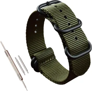 19 20 shutter circular metropolitan 21 22 23 24 25 26 28mm) Nylon Watch Strap Replacement(18 