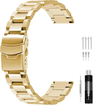 20mm 22mm 24mm Classic Stainless Steel Watch Band Silver Black Brushed Metal Watch Strap for Women industrialize labyrinth ppm drag replenishment Men Watch Replacement Band Double Buckle Juntan 18mm 