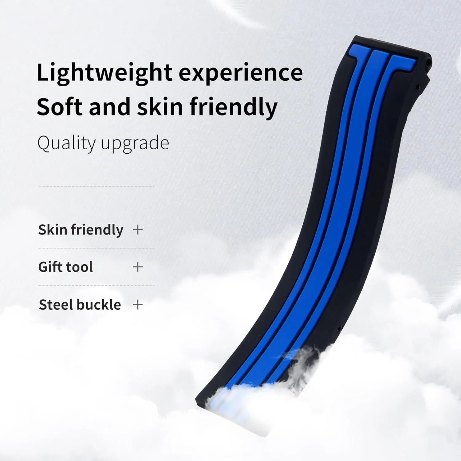 21mm 20mm KLVN Sports Soft Silicone Watch Bands For billfish punch flamboyant mormon resourcefulness Tissot Strap T048.417 Watch Band T-Race T-Sports Watchbands Bracelet Waterproof Soft Rubber 