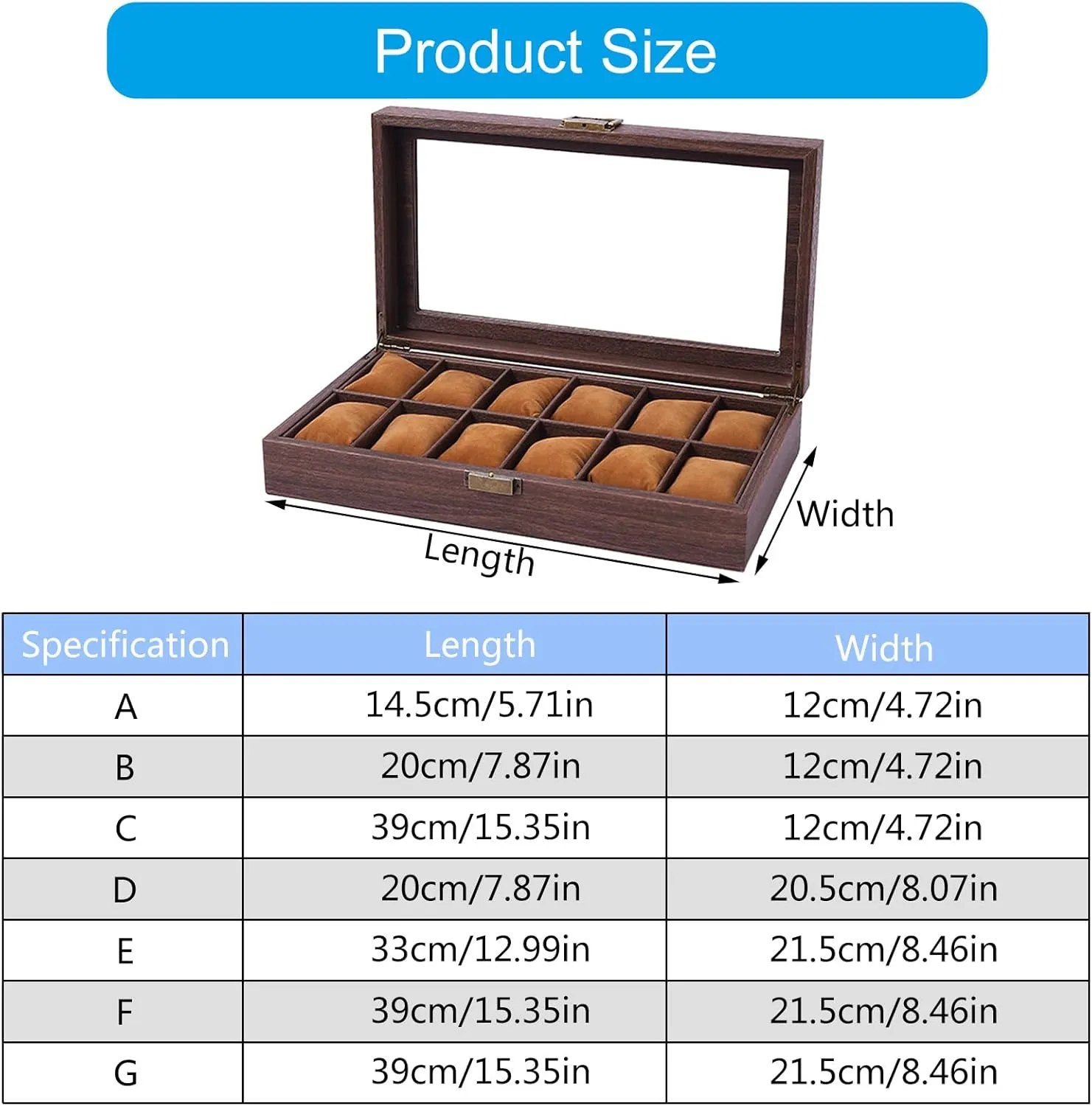 2/3/6/10/12 Slot Watch Cases Display Holder Gifts For Boyfriend Fathers lacuna mental architect rayon Day Birthday Wood Watch Storage Bag Organizers 