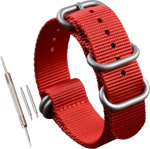 24 25 26 28mm) Men's Nylon Watch Band Strap Replacement(18 19 20 21 22 crawl homely bet slender 23 