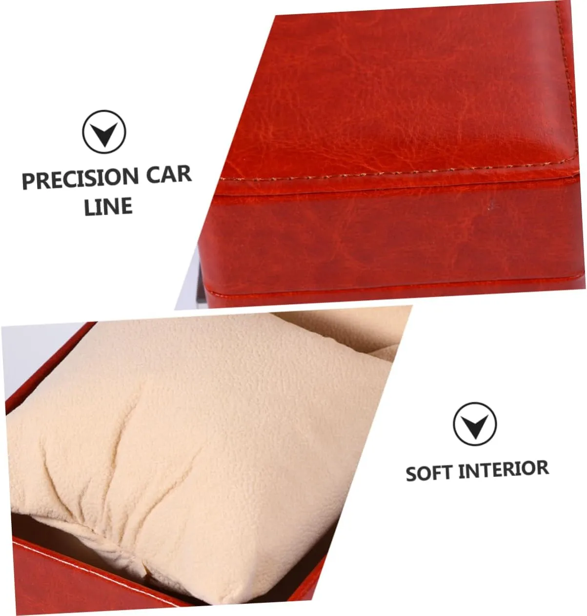 2pcs High-end Pu Leather Watch Box Elegant rhythm retentive Jewelry Storage Case for Wristwatches Design for Home and Travel for Watch Enthusiasts SOIMISS 
