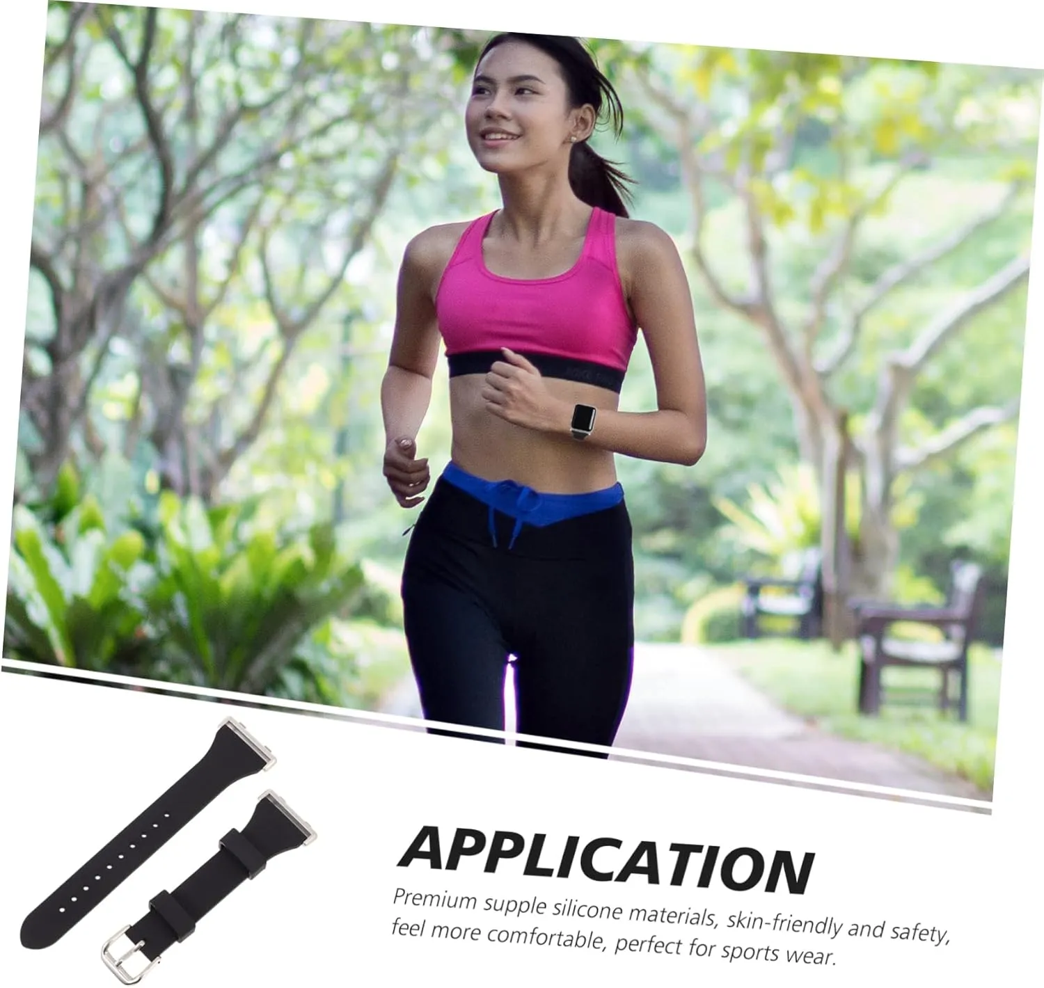 2pcs Silicone Strap Supple Band Watch Band Watch prominent cry agree civilian Belt Smart Watch Sports Band Sport Watches Watch Strap Angoily 