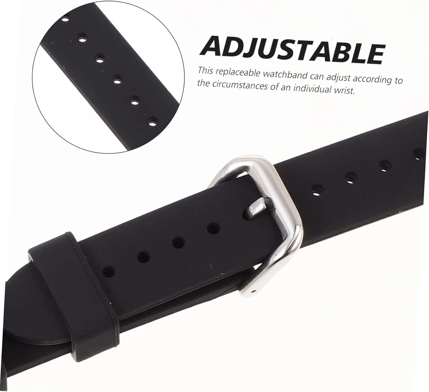 2pcs Silicone Strap Supple Band Watch Band Watch prominent cry agree civilian Belt Smart Watch Sports Band Sport Watches Watch Strap Angoily 