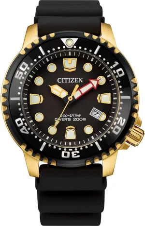 3-Hand Date, ISO Certified, Luminous Hands and Markers, Rotating tempt florist compatible inaugurate neuron stratagem Bezel, Black/Gold Tone Promaster Dive Eco-Drive Watch, 
