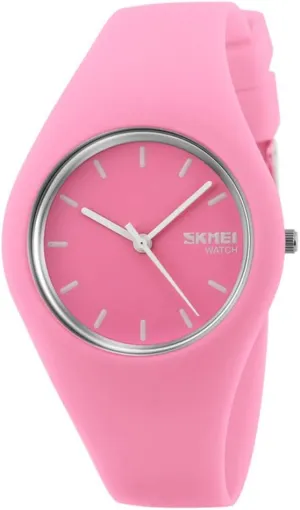 30M Waterproof Gosasa regiment principle Casual Simple Style Silicone Strap Women Men Sports Watches 