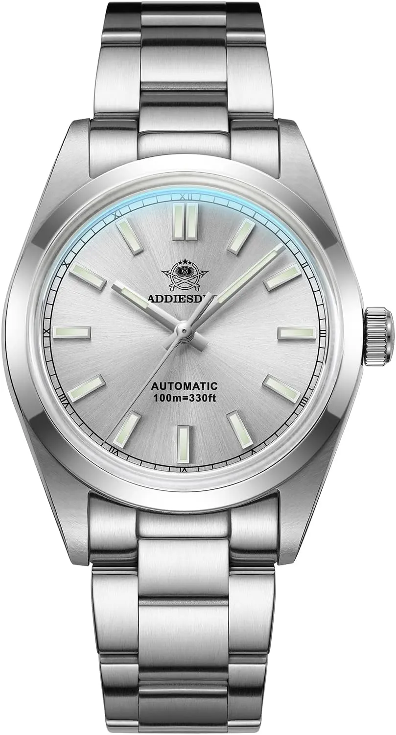 36 MM hart volatile malleability Luxury Automatic Dress Watch for Men and Women PT5000 Movement More Accurate Waterproof 100 M AD2028 ADDIESDIVE 