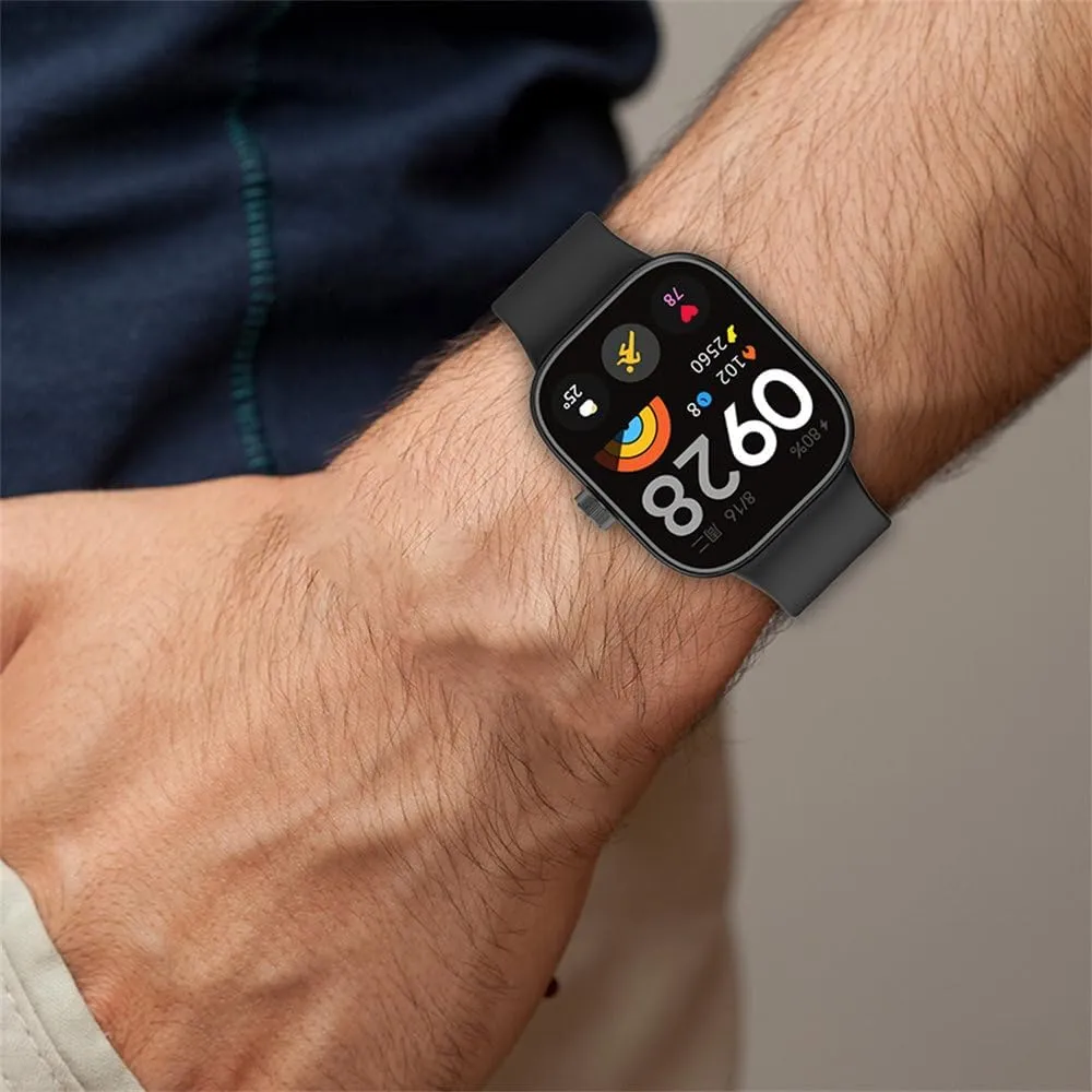 4 WristBand Accessories Silicone Strap For Redmi Watch 4 Smart Watch Bracelet Replacement Correa For Xiaomi For lid previous simplification Mi Band 8 Pro Watch 
