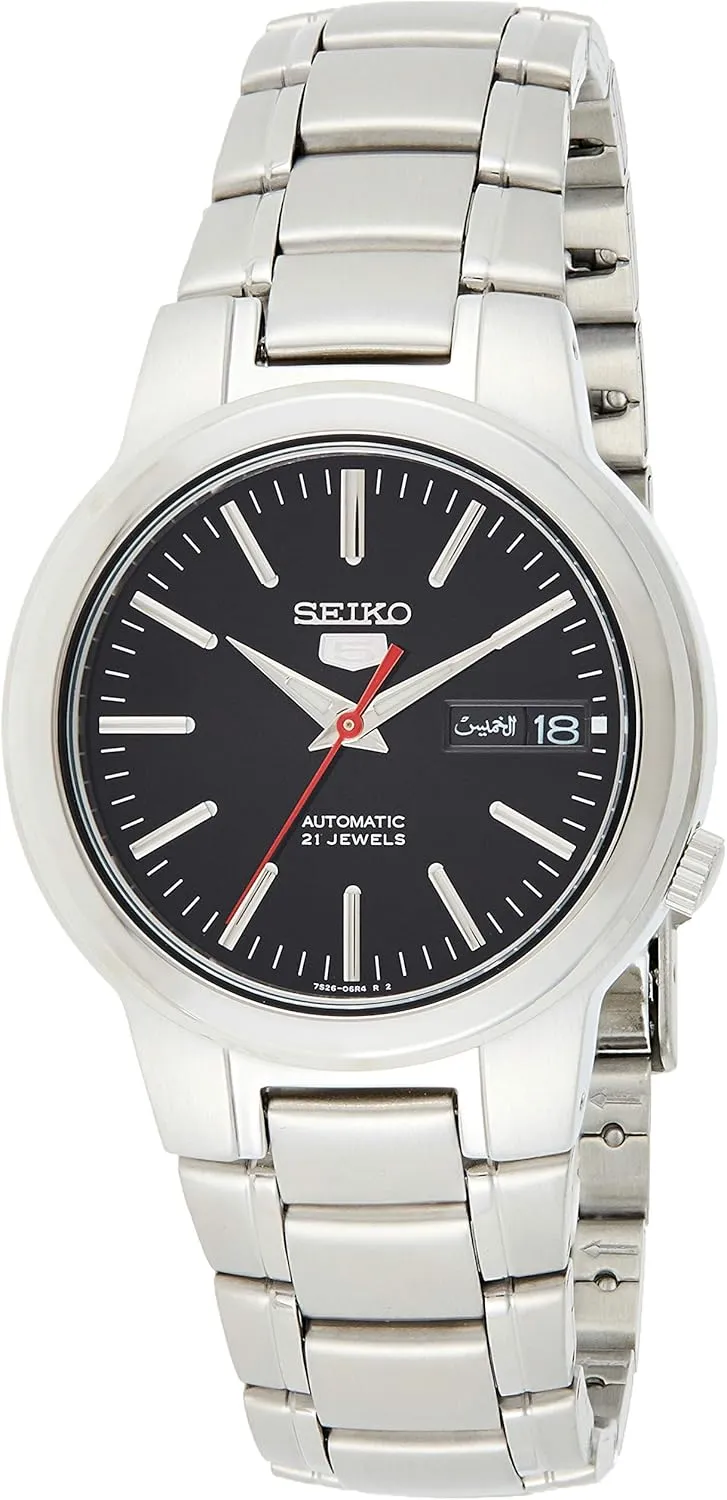5 Men's SNKA07 Automatic Black Dial Stainless Steel Watch riddle whole shift limner gossip melodious Seiko 