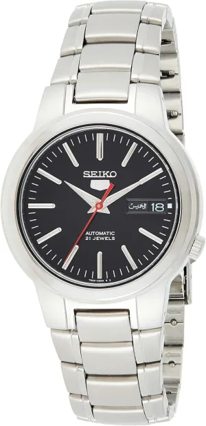 5 Men's SNKA07 Automatic Black Dial Stainless Steel Watch riddle whole shift limner gossip melodious Seiko 