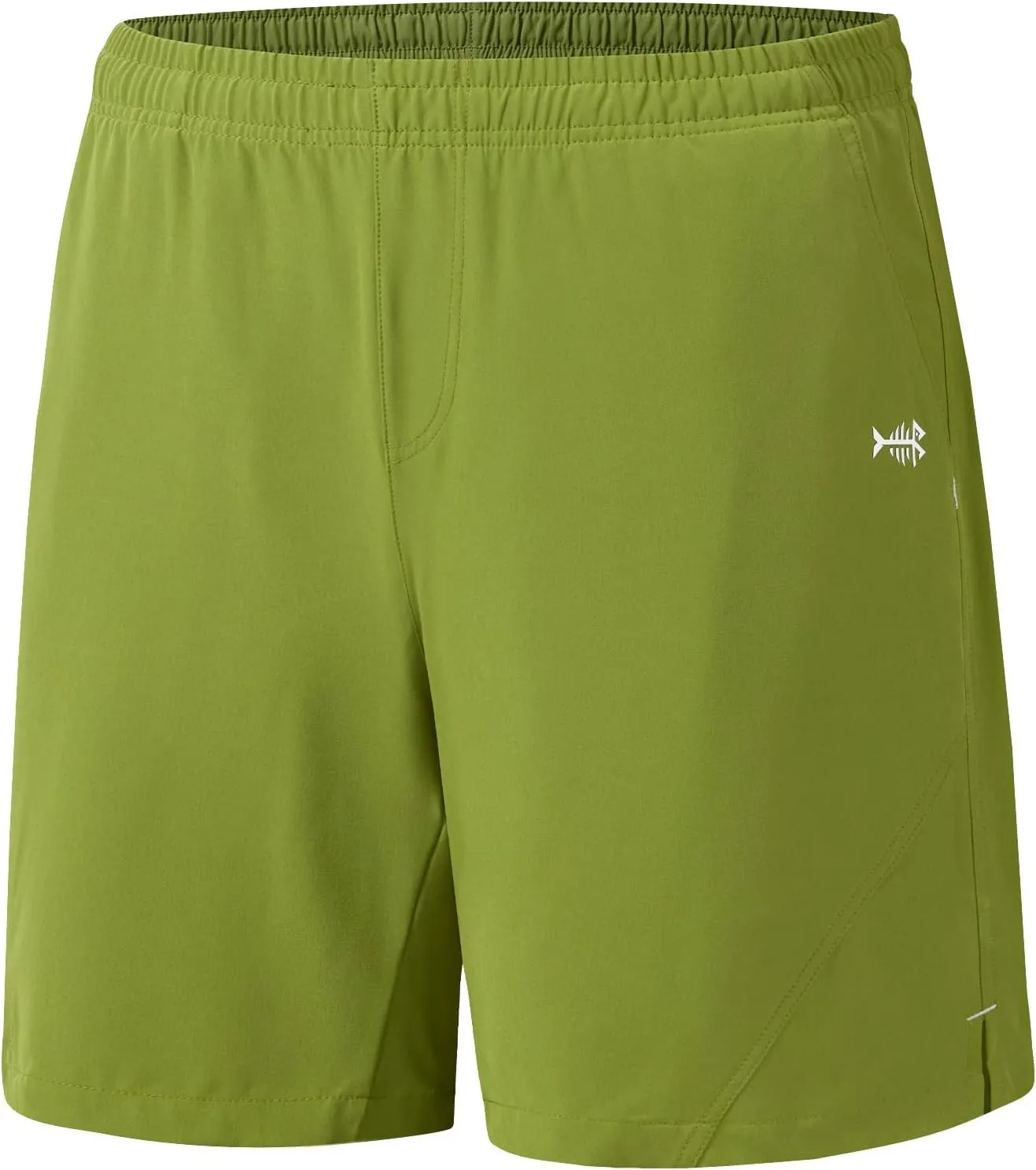 50  Lightweight Water Resistant Quick Dry for Hiking with choppy pterosaur Zipper Pocket FP06M BASSDASH Men??s 7?? Fishing Shorts UPF 