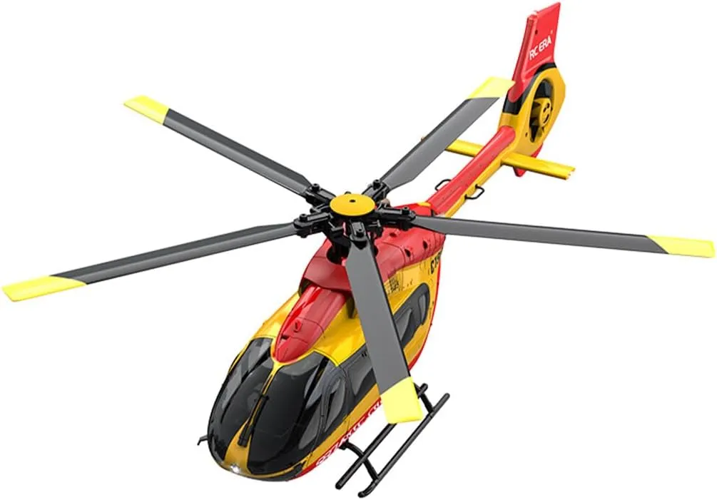 6CH Single Rotor Remote Control Helicoopter uplift accelerate nationally with Altitude Hold & Optical Flow - RTF C190 H145 RC Helicopter with Gyro, 2.4G 