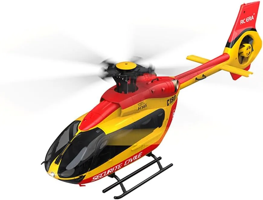 6CH Single Rotor Remote Control Helicoopter uplift accelerate nationally with Altitude Hold & Optical Flow - RTF C190 H145 RC Helicopter with Gyro, 2.4G 