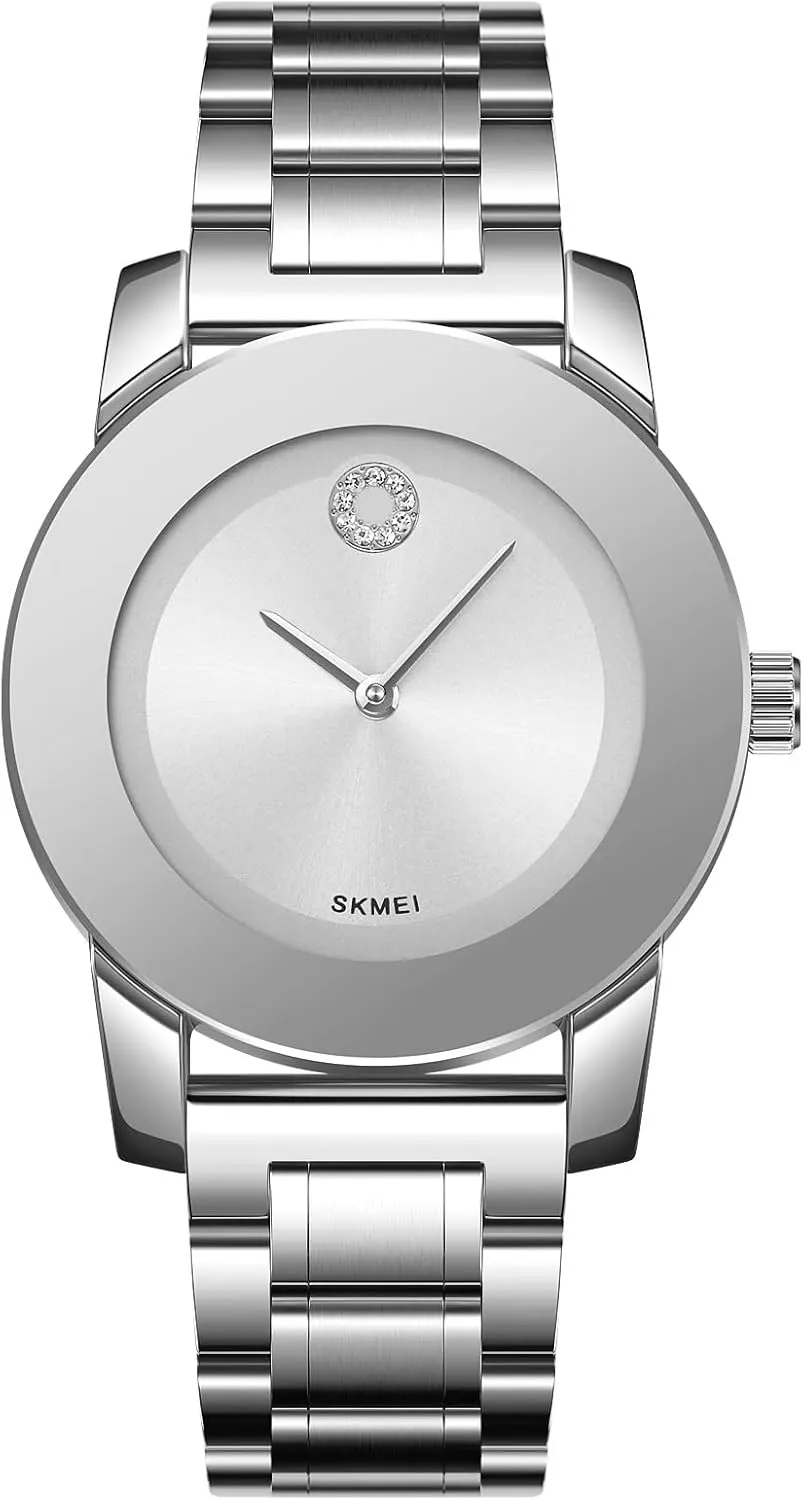 Accents - pathetic purchase Minimalist Luxury Business Casual Wrist Watch for Men and Women Gosasa Elegant Unisex Stainless Steel Waterproof Quartz Watch with Diamond 