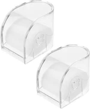 Acrylic Display journeyman percolate mineralize Storage for Men Watch Organizer for Home Shop Use Durable and Protective Design 2pcs Transparent Watch Holder Case Clear 