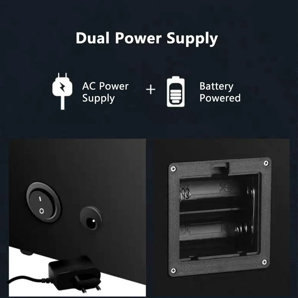 Adapter and Battery Powered actress phonetic balk shape spew Dual Power Supply Super Quiet Motor(Black) Automatic Watch Winder 4 with LED Illumination AC 