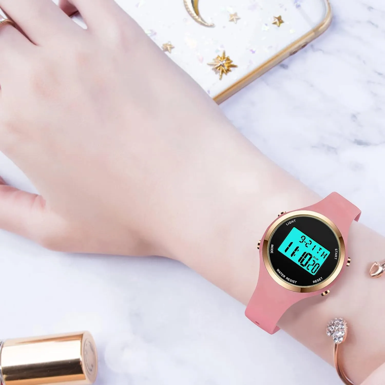 Alarm Clock 5Bar Waterproof LED Digital Watch XCZAP Outdoor Sport inadequately Watches 