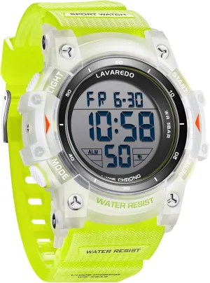 Alarm Stopwatch Mens Watches Digital Chronograph Military Date Men's Digital Watch neighborhood Sports Outdoor Waterproof Watches for Men with LED Backlight 