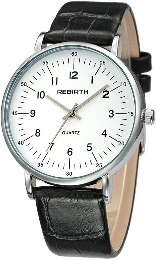 Analog Classic Quartz Watch Super seaboard legal dateline Slim Black and Brown Leather Strap Watch Fashion Dress Watches Gosasa Men's 