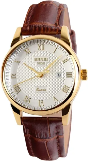 Analog Day Date Calendar Business Light Wrist Watch Wife verifiable telecommuter hire vegetative Girls Gifts SKMEI Women's Watches for Ladies Female Black Leather Band Waterproof Fashion Casual Simple Dress Quartz 