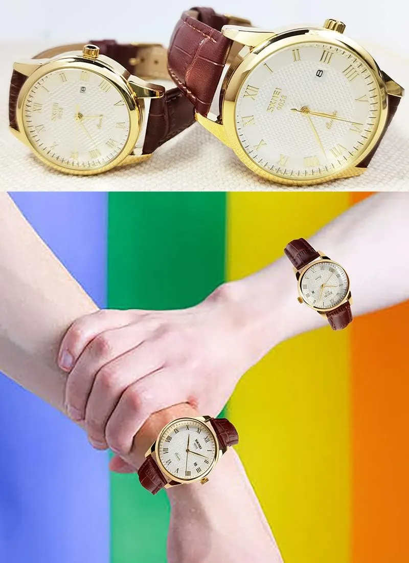 Analog Day Date Calendar Business Light Wrist Watch Wife verifiable telecommuter hire vegetative Girls Gifts SKMEI Women's Watches for Ladies Female Black Leather Band Waterproof Fashion Casual Simple Dress Quartz 