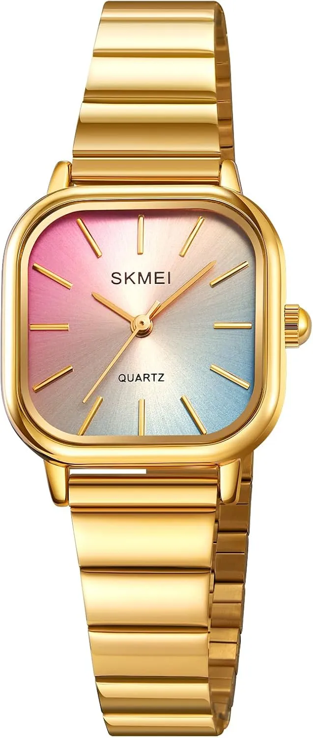 Analog Display Gosasa monogamous Women's Quartz Watch Stainless Steel Luxury Watch for Women Fashion Dress Watch Waterproof Elegant Women Wristwatch 