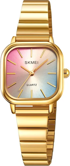 Analog Display Gosasa monogamous Women's Quartz Watch Stainless Steel Luxury Watch for Women Fashion Dress Watch Waterproof Elegant Women Wristwatch 