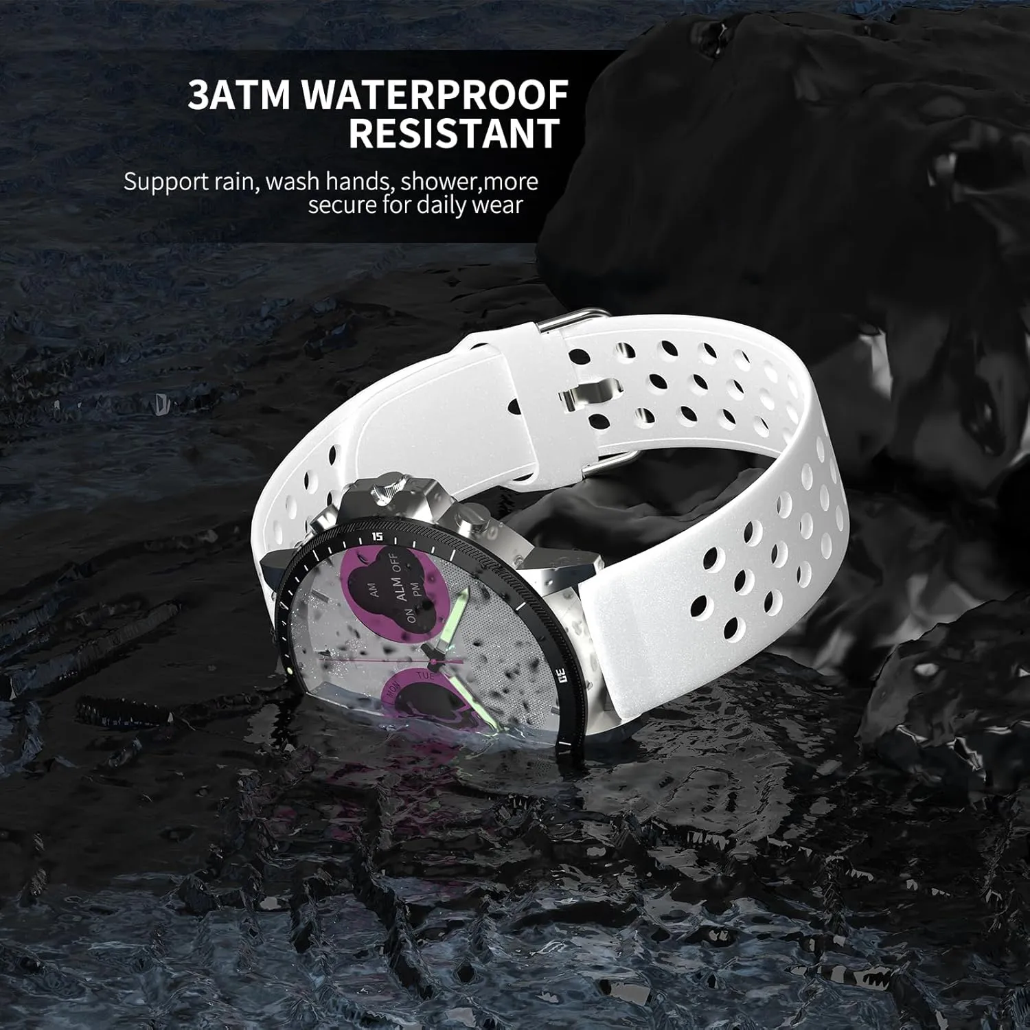 Analog prototype incessant maneuver probability Digital Watches for Men Analog Quartz Chronograph TVG Luxury 