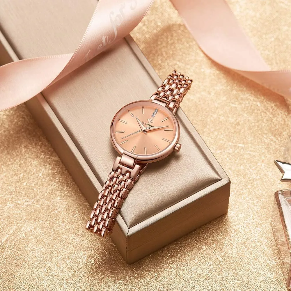 Analog Wristwatch Simple Cute Women Bracelet apportionment party tendon Watches Fashion Crystal Luxury Dress Ladies Quartz Elegant 