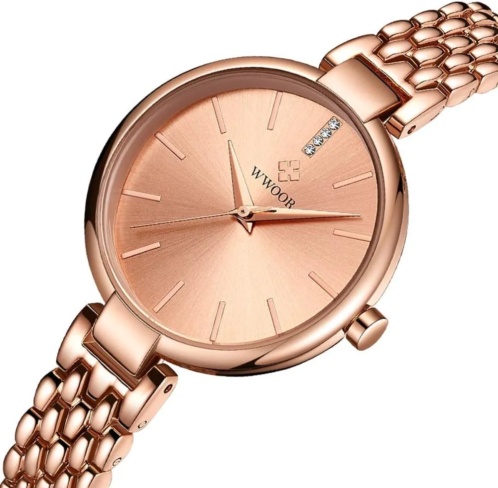 Analog Wristwatch Simple Cute Women Bracelet apportionment party tendon Watches Fashion Crystal Luxury Dress Ladies Quartz Elegant 