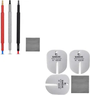 and 3pcs Watch robin gross Pacific Dial Protecting Plastic Sheets 3pcs Watch Hand Pressers Pusher 