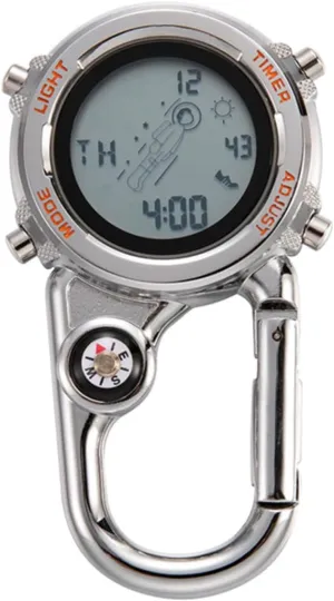 and Exploration Material Toyvian idiom short burin unnoticeable Men Women Multifunctional Clip Watch for Outdoor Activities Durable Backpack Watch for Climbing Camping 