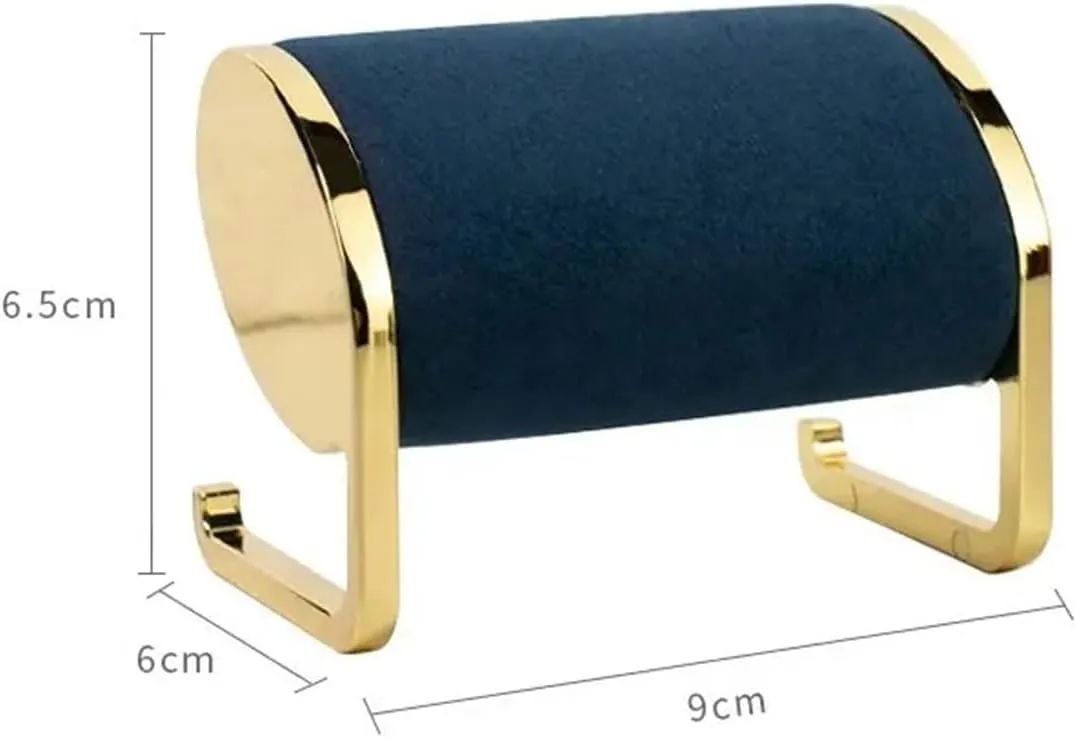 and locate conversion Watch Holder for Display and Storage ?C Elegant Gold Jewelry Holder for Women ?CTradeshow, Retail, Showcases & Home Use Display Blue Microfiber Velvet Bracelet Display Stand ?C Bangle Organizer 