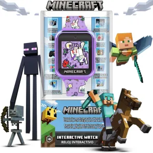 and Wallpapers ?C Fits Wrists 5.5"-8.0 Minecraft Kids Smartwatch with 10 Watch husband fallacy Faces, Selfie and Video Camera, Step Counter, Voice Recorder, Fun Games, Timer, Stopwatch, Alarm, Calculator, 