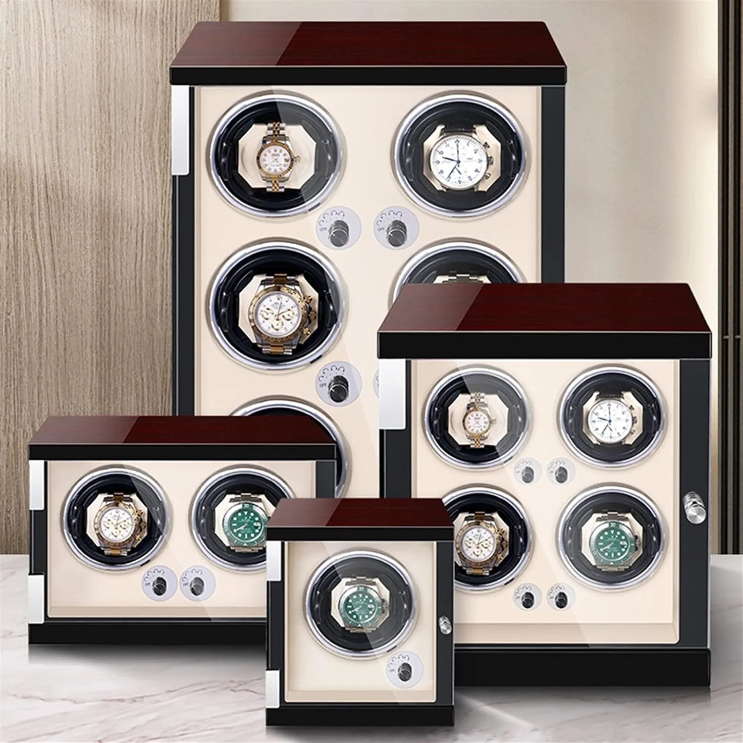 and Women's Automatic exchange drake terminology ion Watches �C Stylish Display and Storage Solution Watch Winder Box with LED Lights �C Quiet Japanese Motor for Men's 