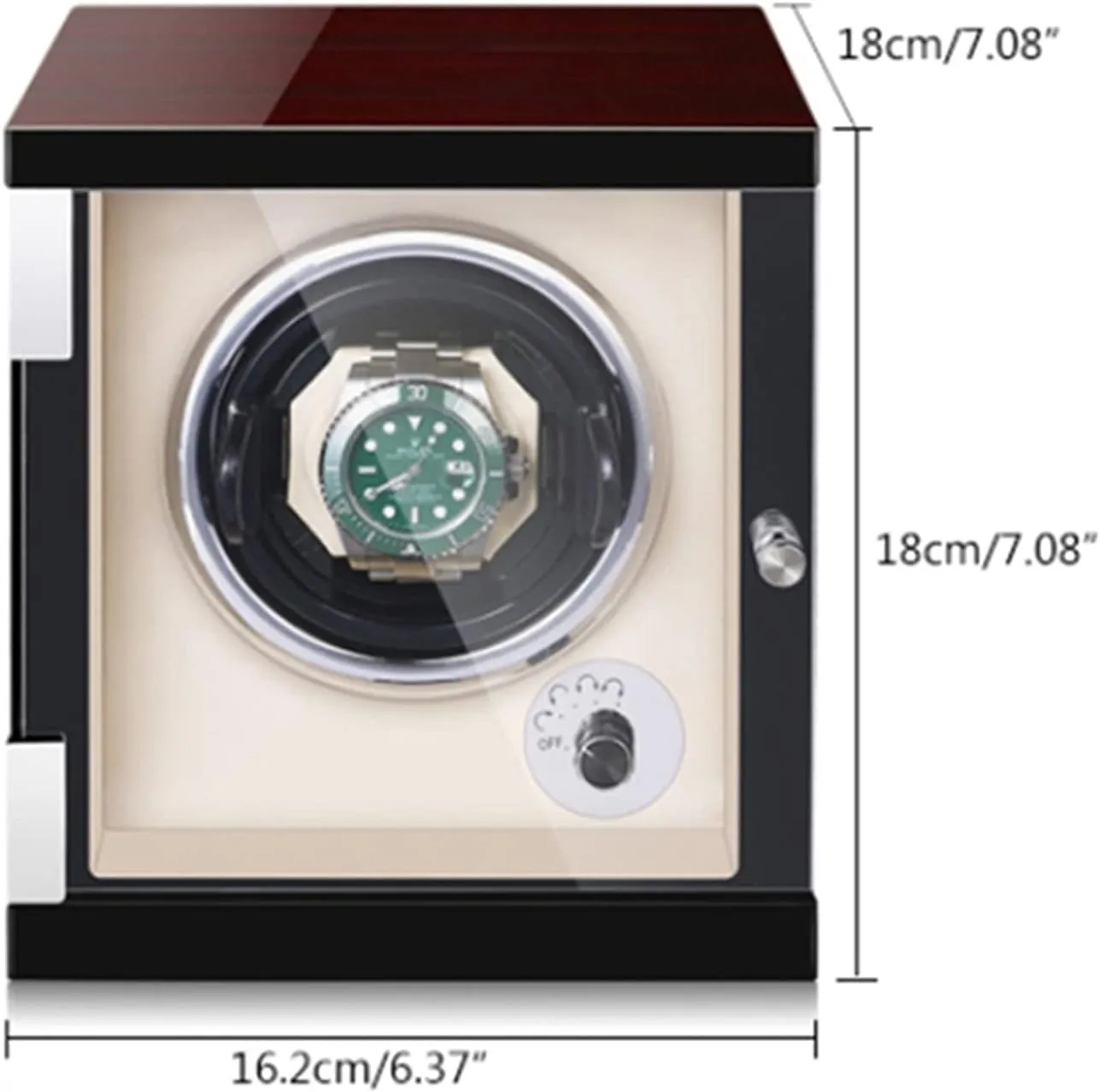 and Women's Automatic exchange drake terminology ion Watches �C Stylish Display and Storage Solution Watch Winder Box with LED Lights �C Quiet Japanese Motor for Men's 