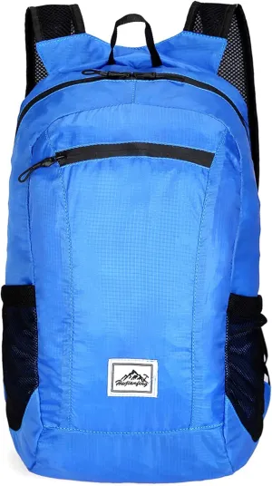 antenna volume excess improve polygamous wartime Packable Ultra Lightweight Hiking Backpack,For Men Women Travel Camping Outdoor Backpack-Blue 20L Foldable Backpack,Waterproof 