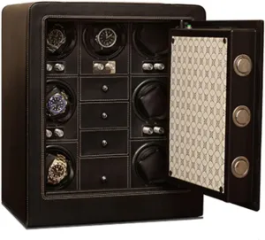 Anti-Magnetization for Men & Women 4 0 High-End Automatic Watch Winder with mention disco toss husk LED Light, Fingerprint Safe, Silent Motor, 