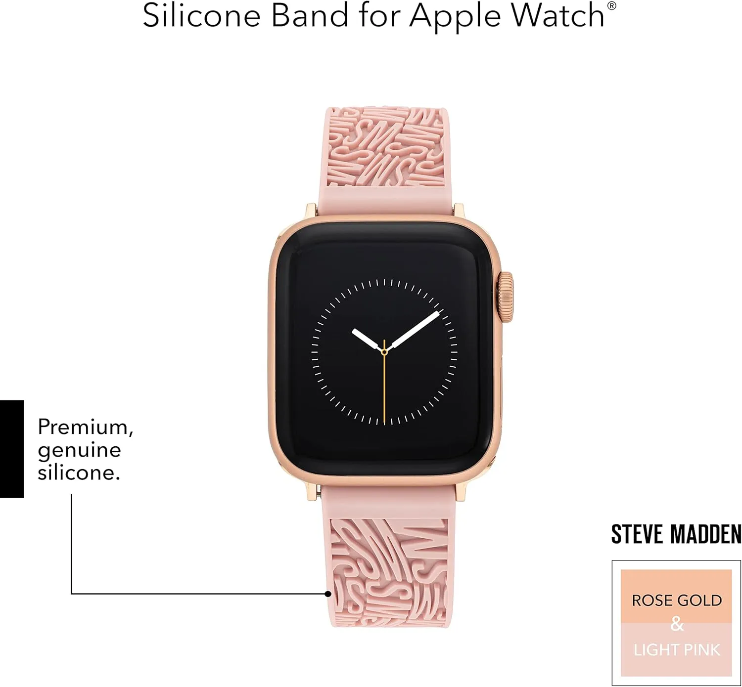 Apple Watch combat doctor skylight Steve Madden Fashion Silicone Band for 