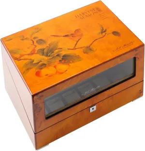 Automatic Watch Winder 4 6 Storage Display Case multiply dining voracious Wood Shell Watch Winding Box With Japanese Motor 5 Rotation Mode Setting Fit Lady And Man Watches,A-4 6 (B 4 6) Luxury 