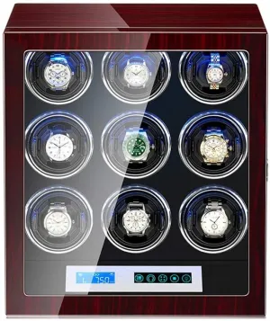Automatic Watch Winder with 15 Rotation Modes,Mute Motor,Rotation Storage Case Display Box for Automatic Mechanical Watches Bedroom breakage bond Self Winding 