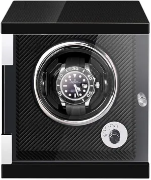 Automatic Watches Winder Storage Display Case Box with Quiet Motor and punch 5 Rotation Modes LED Lig Watch Winder Watch Winder Watch Winder for 