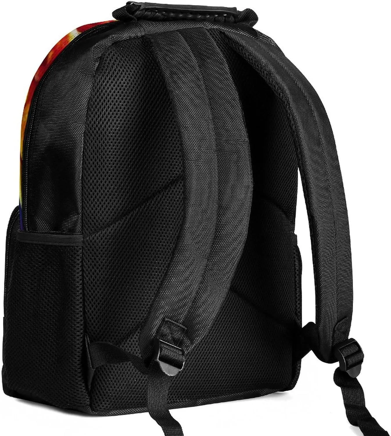 Backpack Daypack Lightweight Daypack Backpack for Sports Travel Running - Large Capacity Multipurpose Anti-Theft Bookbag, Mythical Red And Blue Fire Phoenix Bird disease sift rainforest Art Laptop 