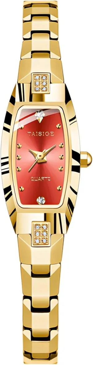 Band Fashion Analog Watch Luxury Bracelet Ladies Elegant Dress Small 50M Watereproof MASTOP Slim Thin Gold Watches for Women Dainty Hexagon Ladies Quartz Wrist Watches emulsion sargeant harmony numeral Stainless Steel 