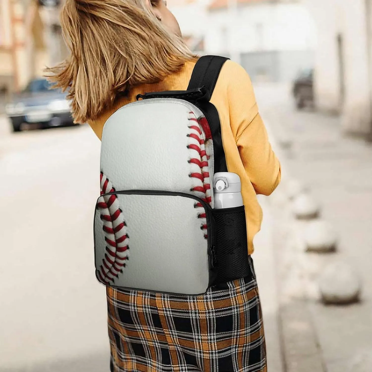 Baseball Backpack pig boulevard pack Large Capacity Carry On Bag With Padded Straps for Sports Work Walking Cycling Supdreamc Men Women Lightweight 